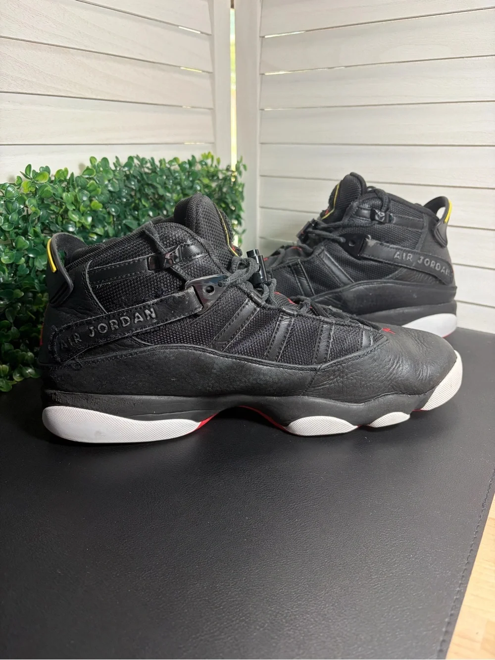 Air Jordan 6 Rings Playoffs Black White Red 322992-063 US Men’s Size 11 No Box